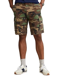 Classic-Fit Camo Chino Cargo Shorts