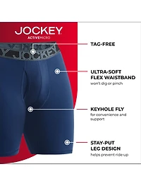 2-Pk ActiveMicro Boxer Briefs