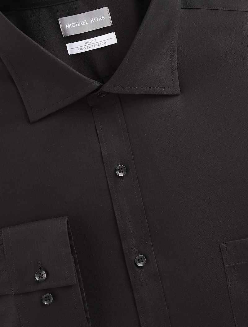 Solid Non-Iron Stretch Dress Shirt