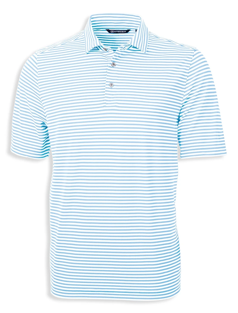 Virtue Eco Piqué Stripe Polo Shirt