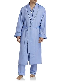 Herringbone Shawl Collar Robe