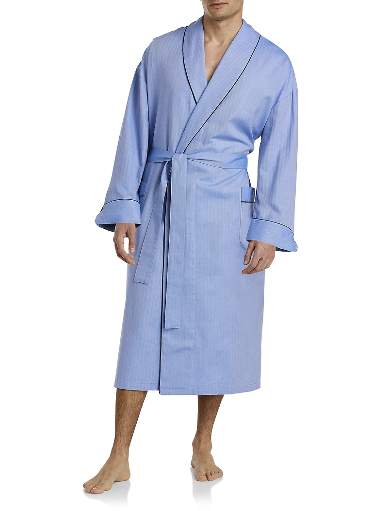Herringbone Shawl Collar Robe