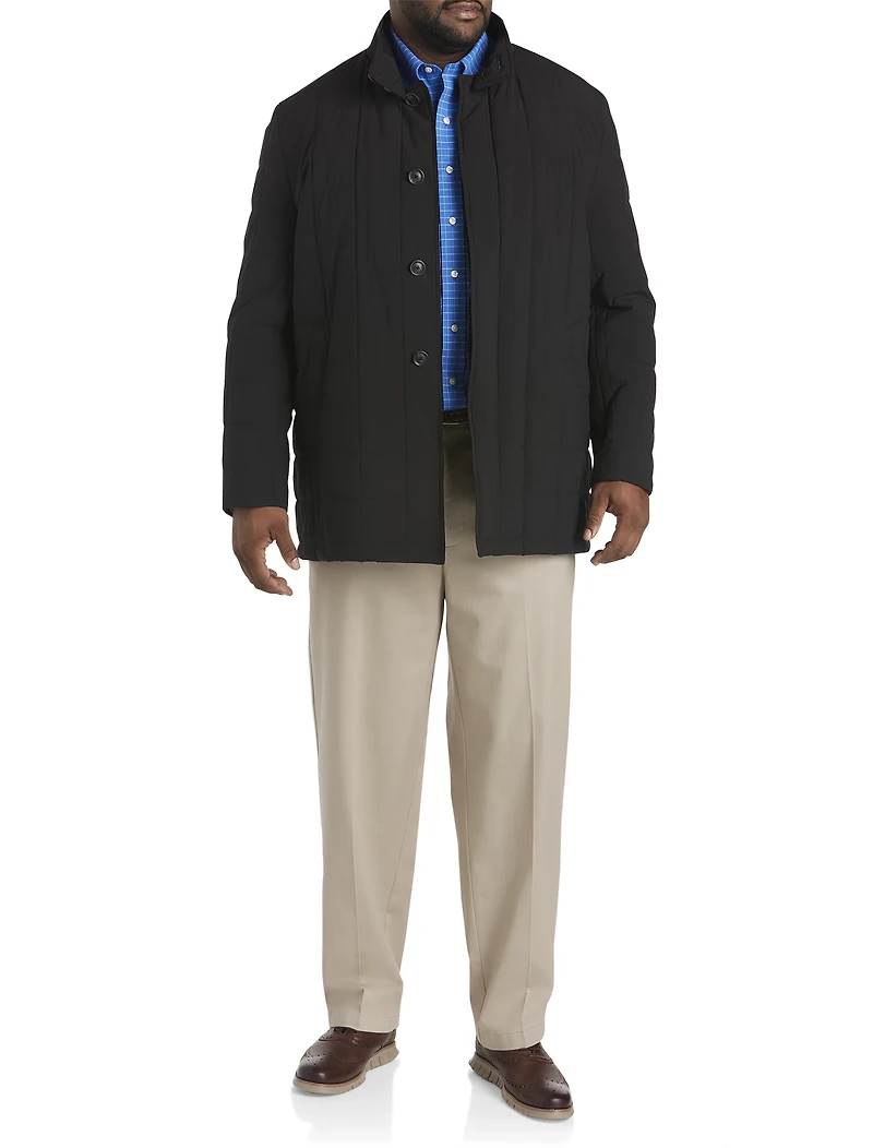 Quilted Commuter Overcoat