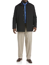 Quilted Commuter Overcoat