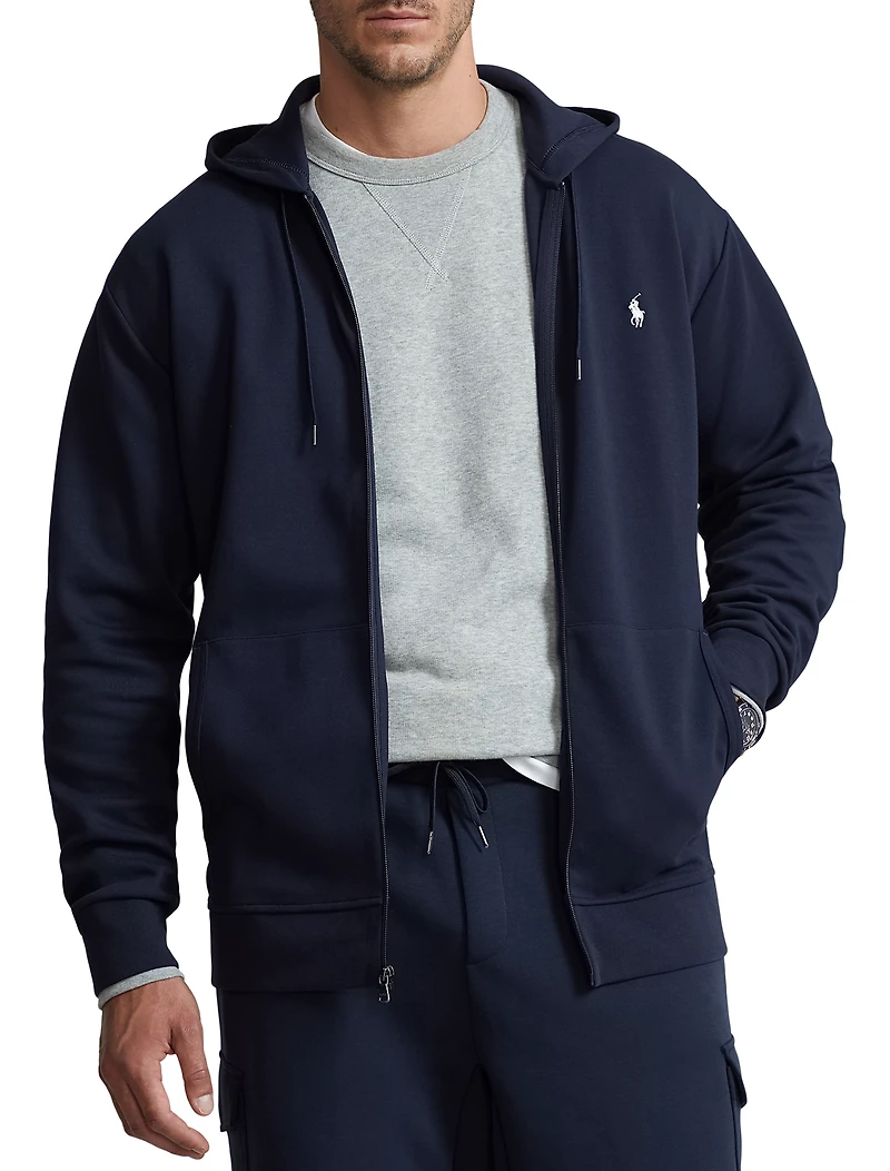 Double-Knit Full-Zip Hoodie