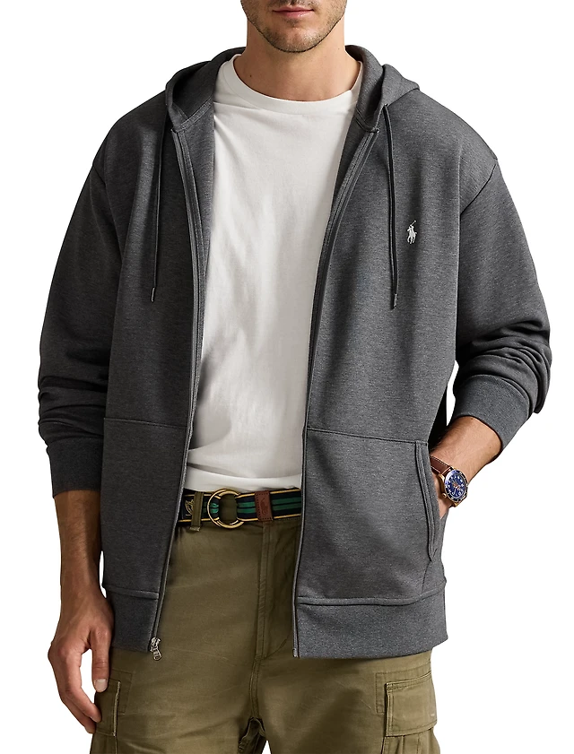 Double-Knit Full-Zip Hoodie