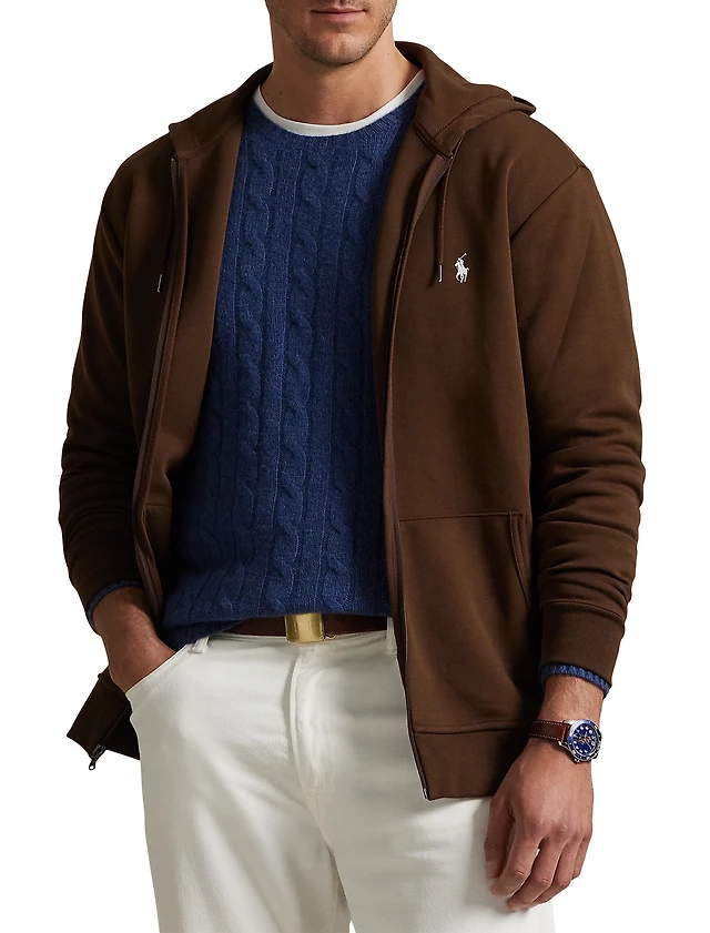 Double-Knit Full-Zip Hoodie