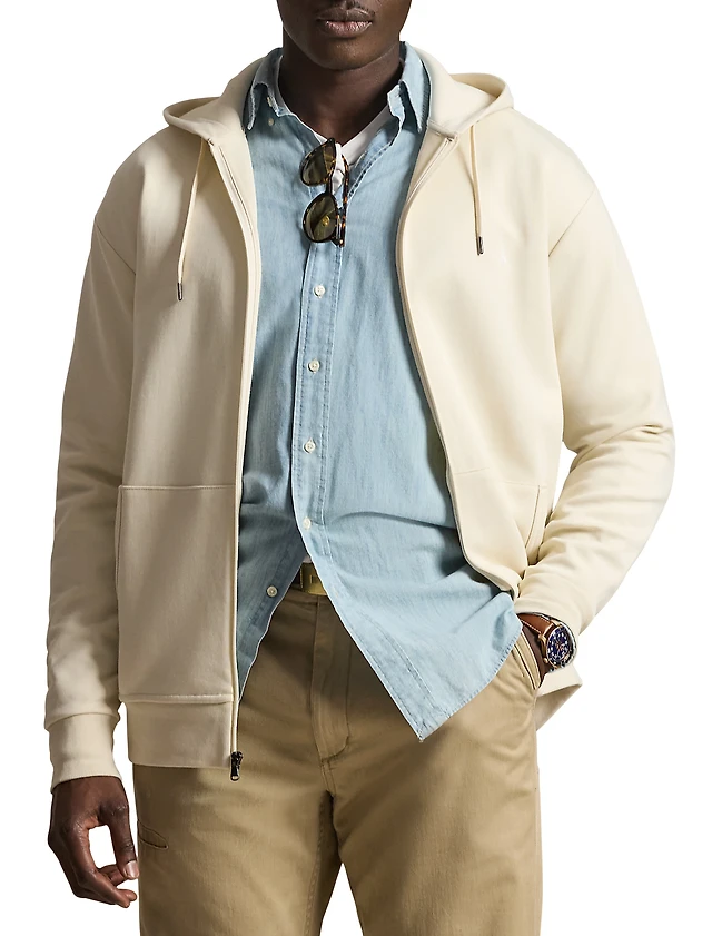 Double-Knit Full-Zip Hoodie