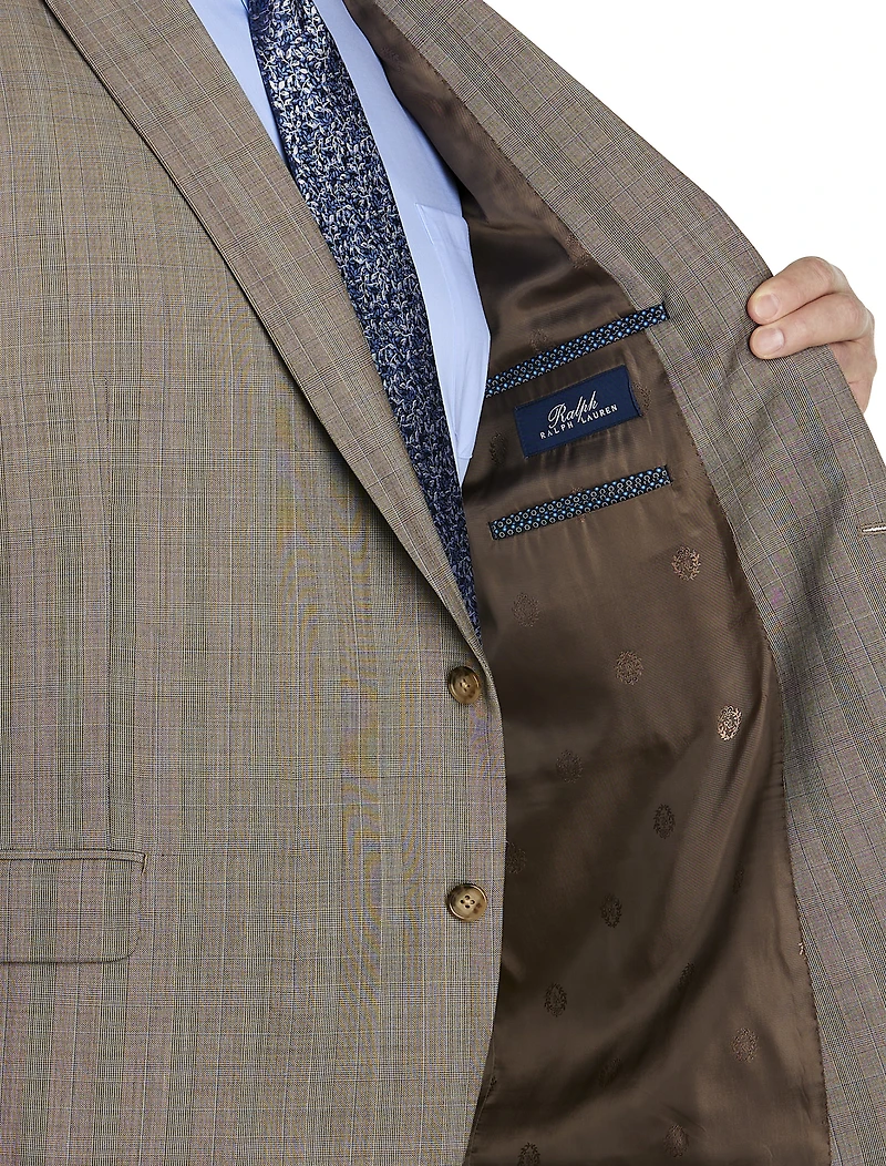 Glen Plaid Suit Jacket