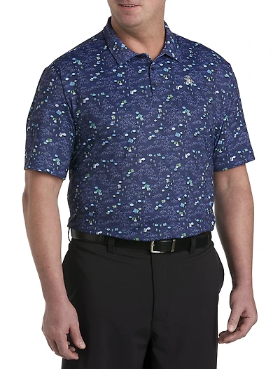 Pete in the Park Printed Golf Polo Shirt