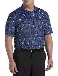 Pete in the Park Printed Golf Polo Shirt
