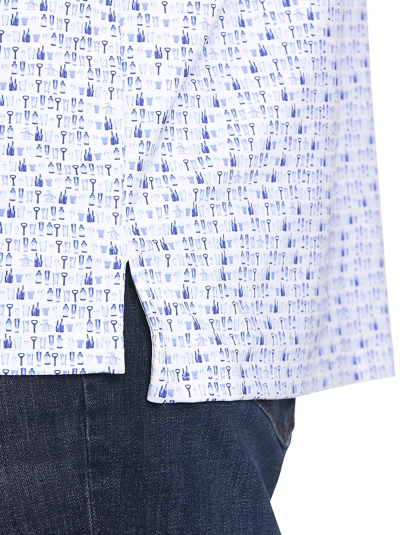 "Have a Beer" Printed Golf Polo Shirt