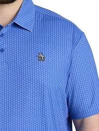 Pete the Penguin Printed Golf Polo Shirt