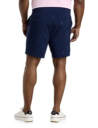 Space Dyed Embroidered Shorts