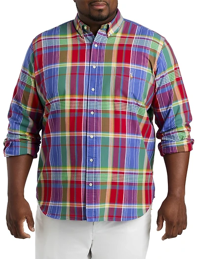 Multi Plaid Oxford Shirt