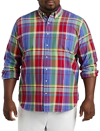 Multi Plaid Oxford Shirt