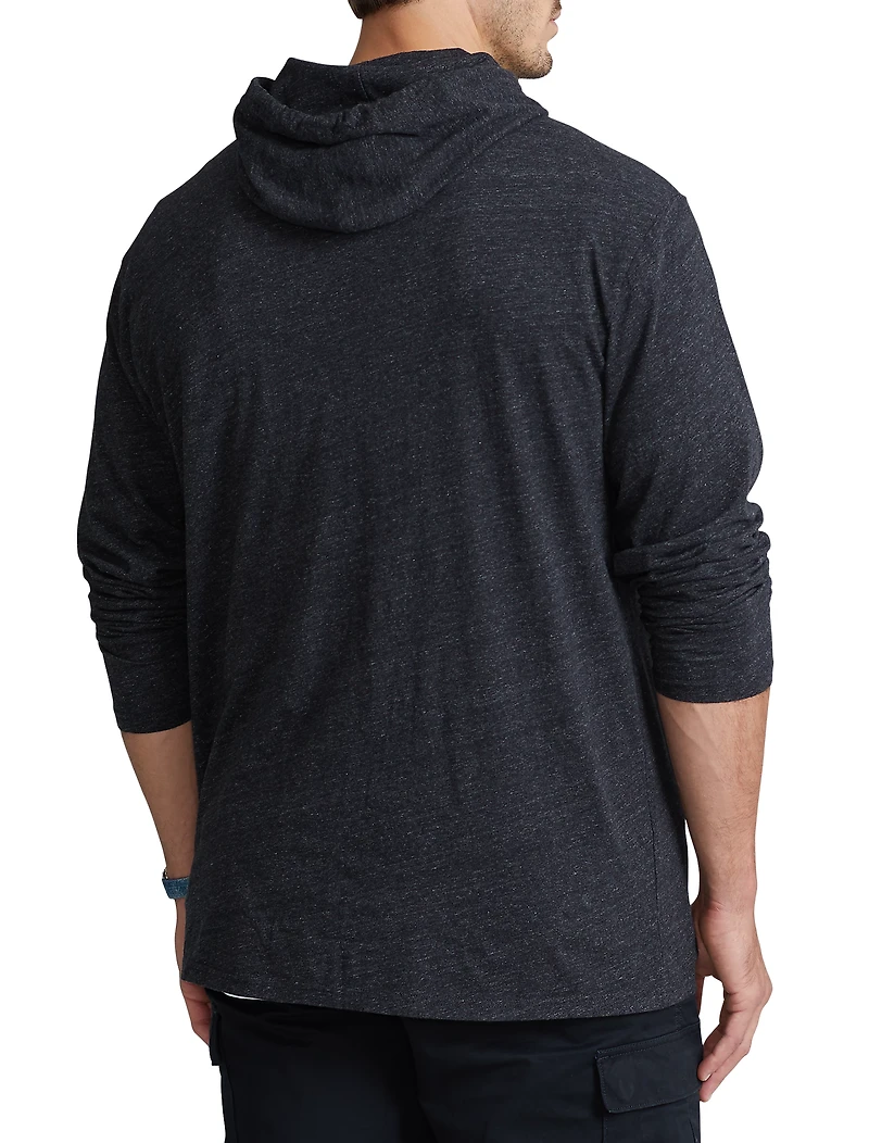 Jersey Hooded Long-Sleeve T-Shirt
