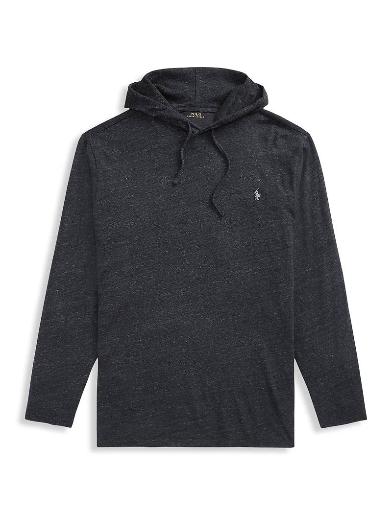 Jersey Hooded Long-Sleeve T-Shirt