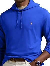 Jersey Hooded Long-Sleeve T-Shirt