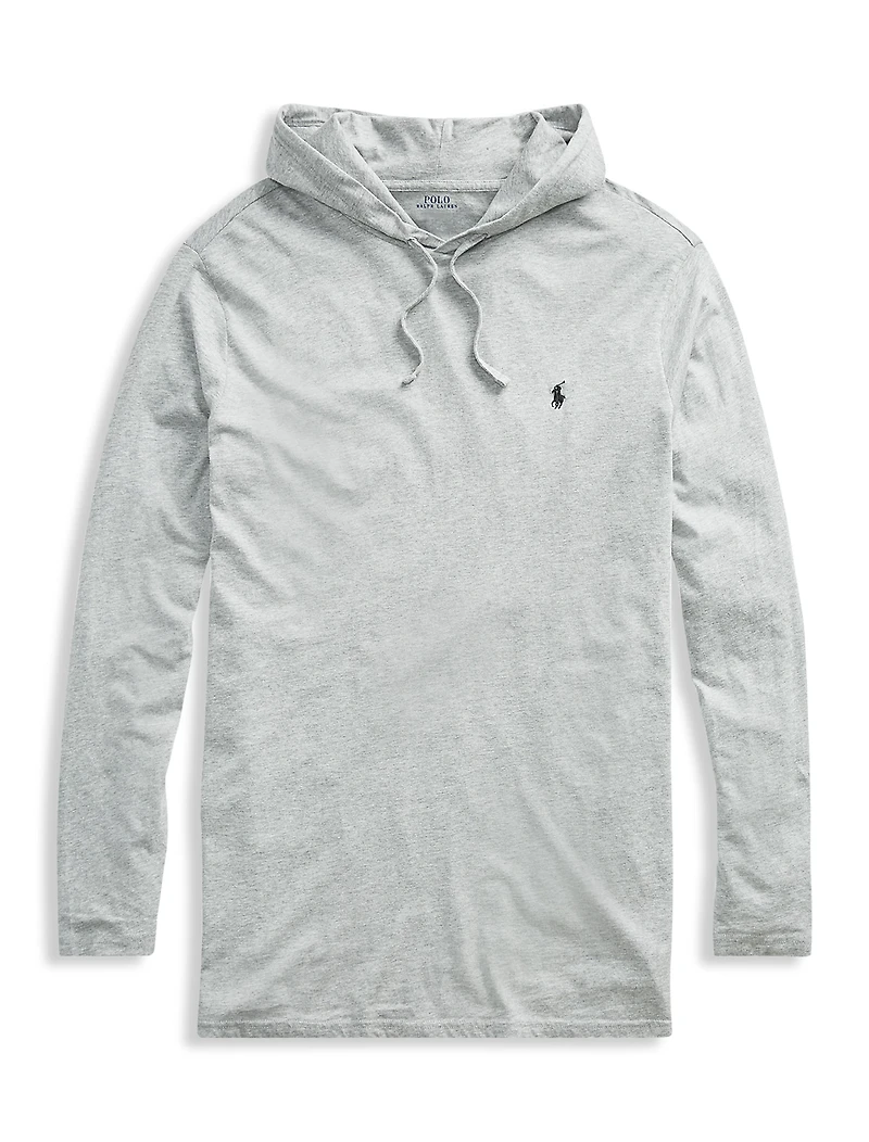 Jersey Hooded Long-Sleeve T-Shirt