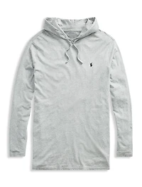 Jersey Hooded Long-Sleeve T-Shirt