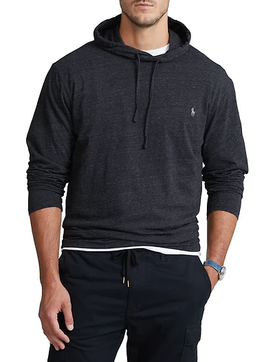 Jersey Hooded Long-Sleeve T-Shirt