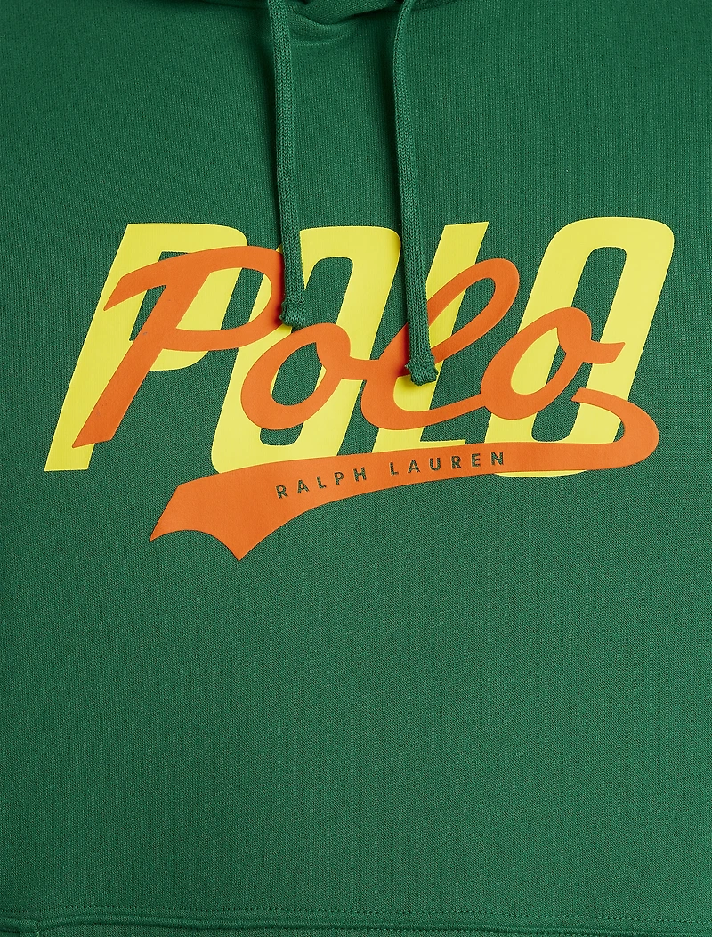 Stacked-Logo Fleece Hoodie