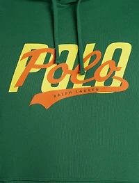 Stacked-Logo Fleece Hoodie