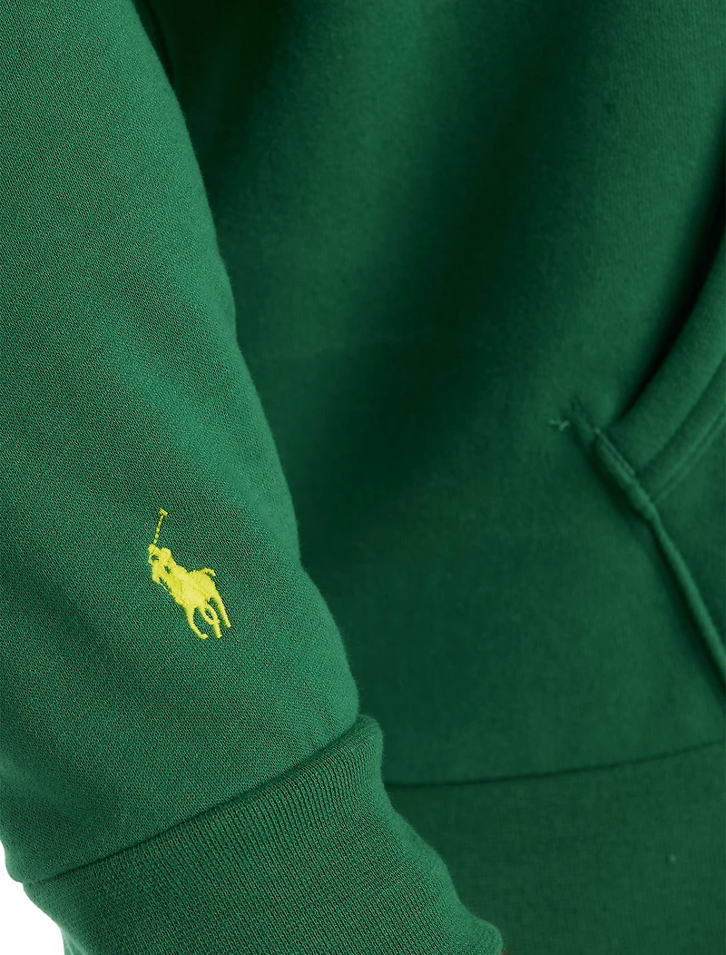 Stacked-Logo Fleece Hoodie