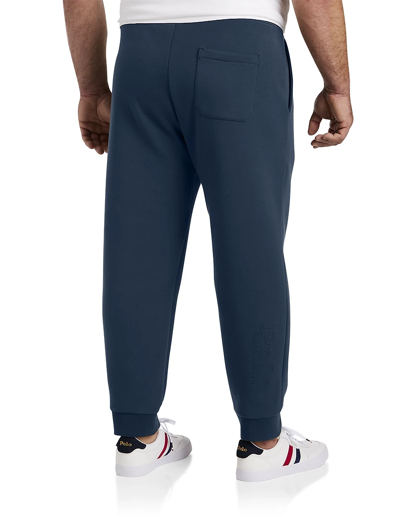 Logo-Embossed Double-Knit Joggers