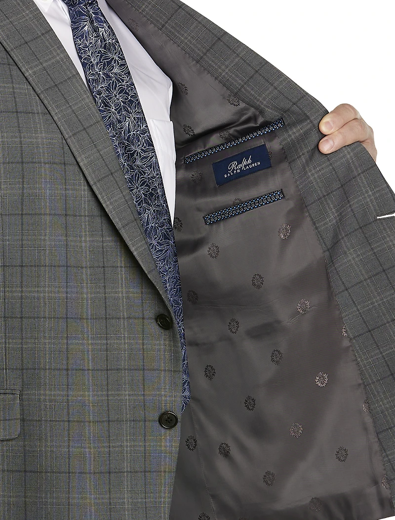 Windowpane Suit Jacket - Executive Cut