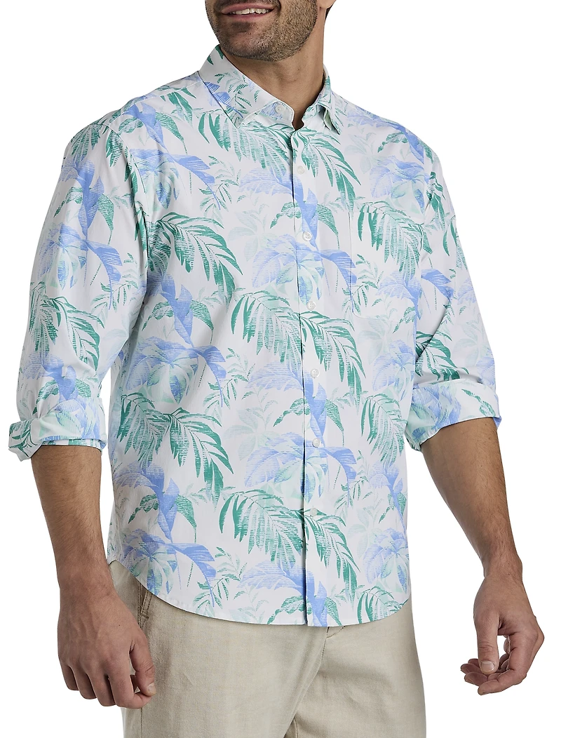 Siesta Key Floating Fronds Sport Shirt