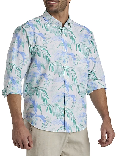 Siesta Key Floating Fronds Sport Shirt