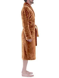 Jacquard Plush Robe