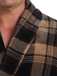 Plaid Plush Robe