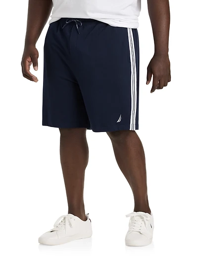 Side-Striped Terrycloth Shorts