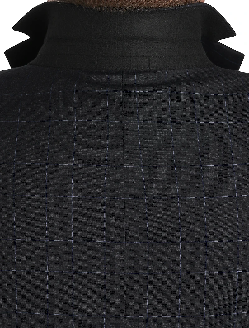 Windowpane Suit Jacket