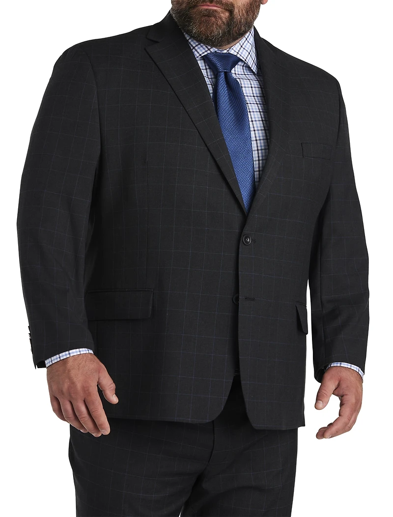 Windowpane Suit Jacket