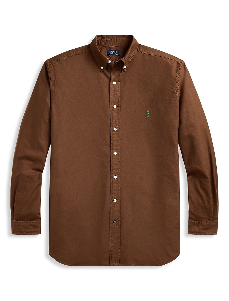 Garment-Dyed Oxford Sport Shirt