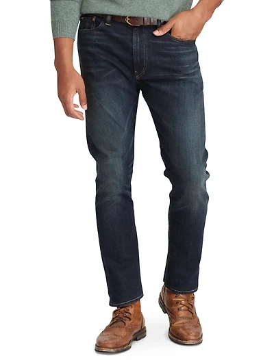 Hampton Relaxed Straight Fit Lightweight Stretch Jeans - Murphy Wash