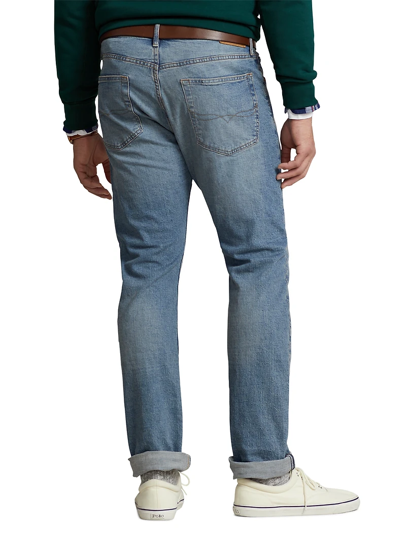 Hampton Relaxed Straight-Fit Stretch Jeans
