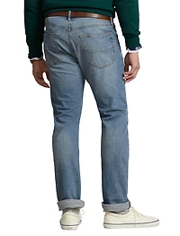 Hampton Relaxed Straight-Fit Stretch Jeans
