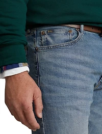 Hampton Relaxed Straight-Fit Stretch Jeans