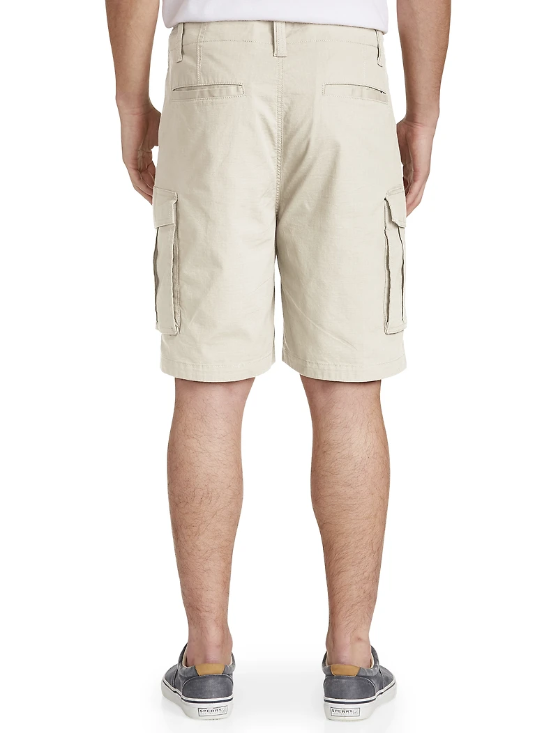 Stretch Ripstop Cotton Cargo Shorts