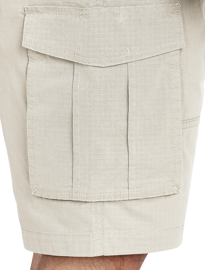 Stretch Ripstop Cotton Cargo Shorts