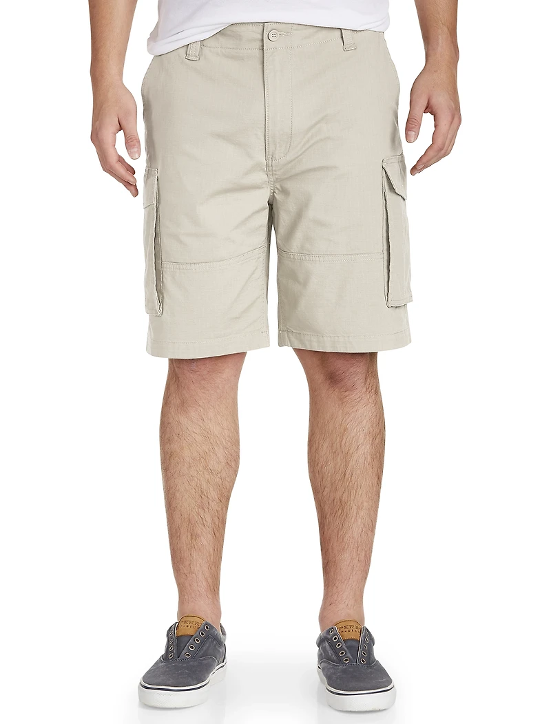 Stretch Ripstop Cotton Cargo Shorts