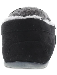 Spun Microsuede Moccasin Slippers