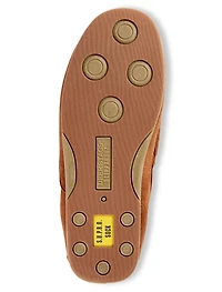 Spun Microsuede Moccasin Slippers