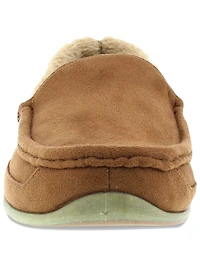 Spun Microsuede Moccasin Slippers