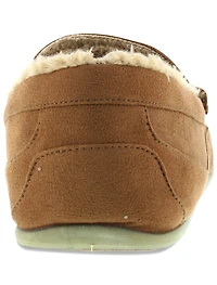 Spun Microsuede Moccasin Slippers